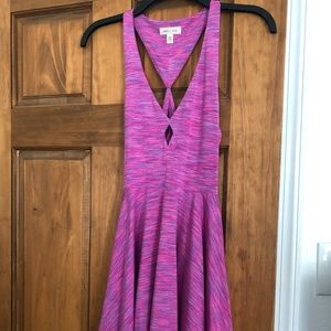 Silence and Noise Pink and Purple Cut Out Dress